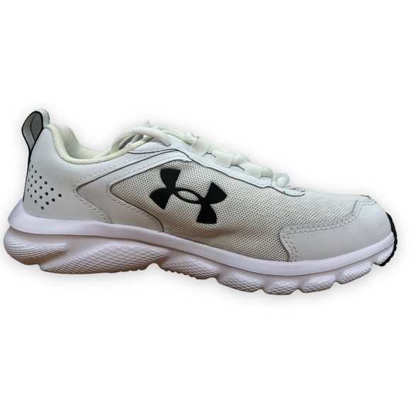 Under Armour Womens Charged Assert 9 White Black Size 6 Running Shoes Women - Picture 7 of 12